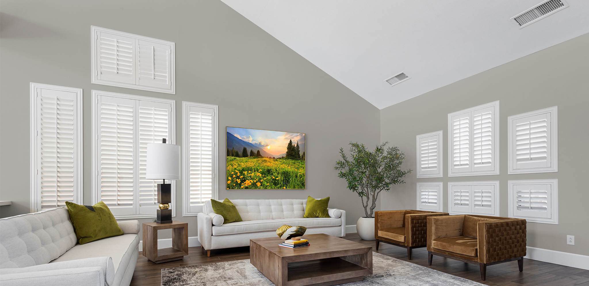 Shutters in a Phoenix living room